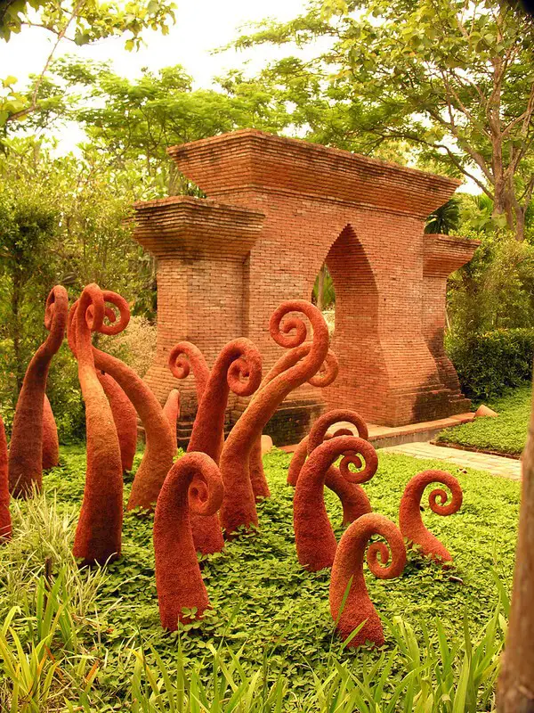 Fern sculptures