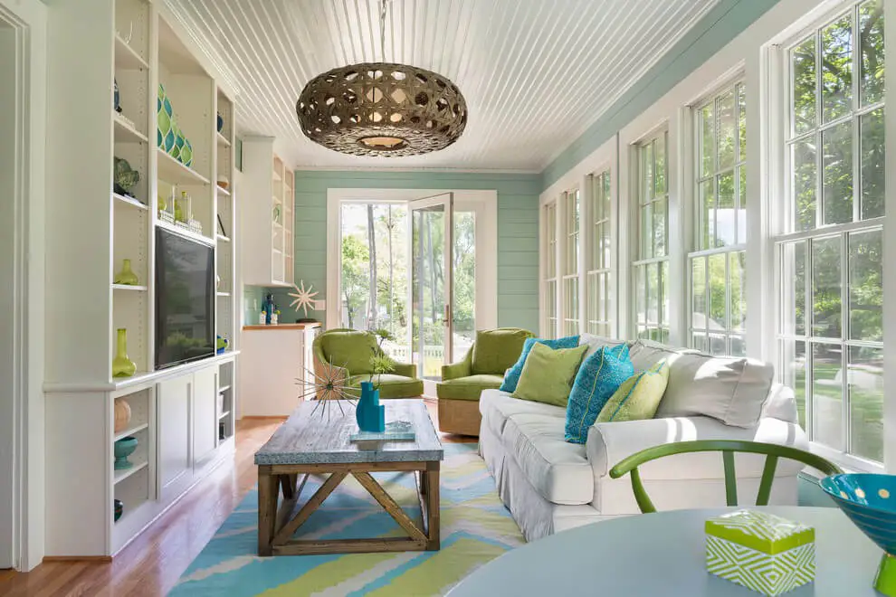 Sunroom lighting ideas