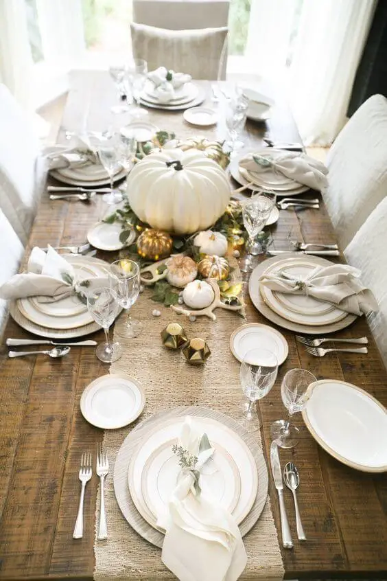 Chick Thanksgiving Tablescape on a budget