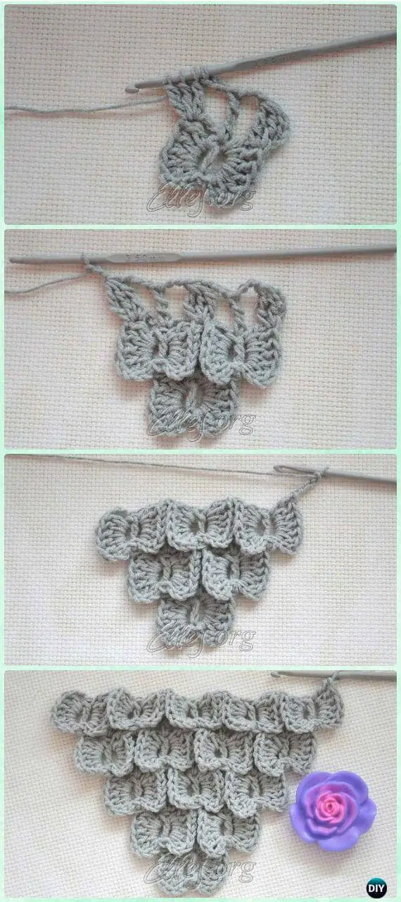 Bullion Stitch Butterfly Pattern