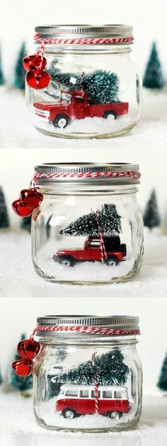 Diy Christmas Mason Jar Lighting Craft Ideas