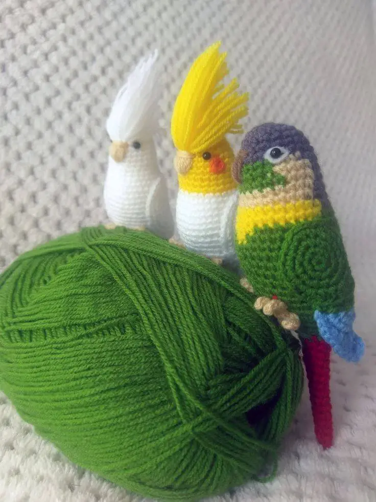 Crochet Amigurumi Parakeet Parrot