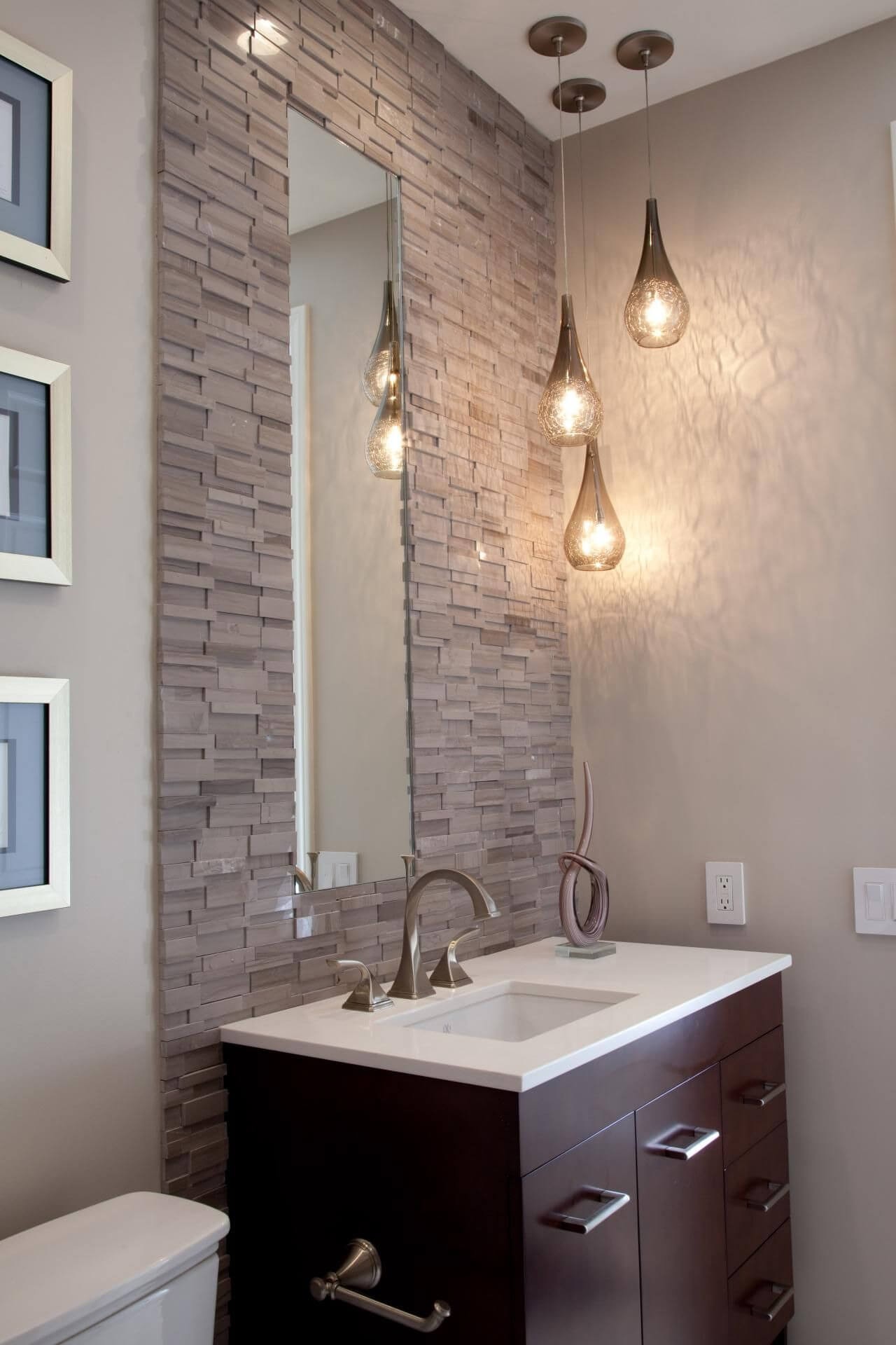 Use Lighting to Increase Space in a Small Bathroom