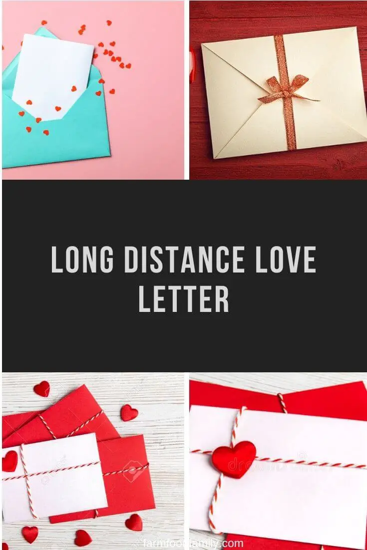 Long Distance Love letter: