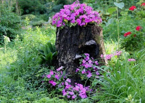 Tree Stump Planter