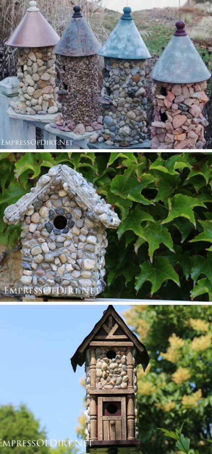 Beach Stone Birdhouse