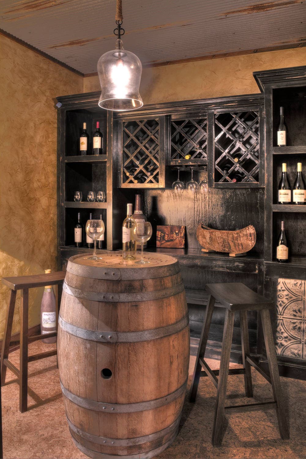 Wine Barrel Tables