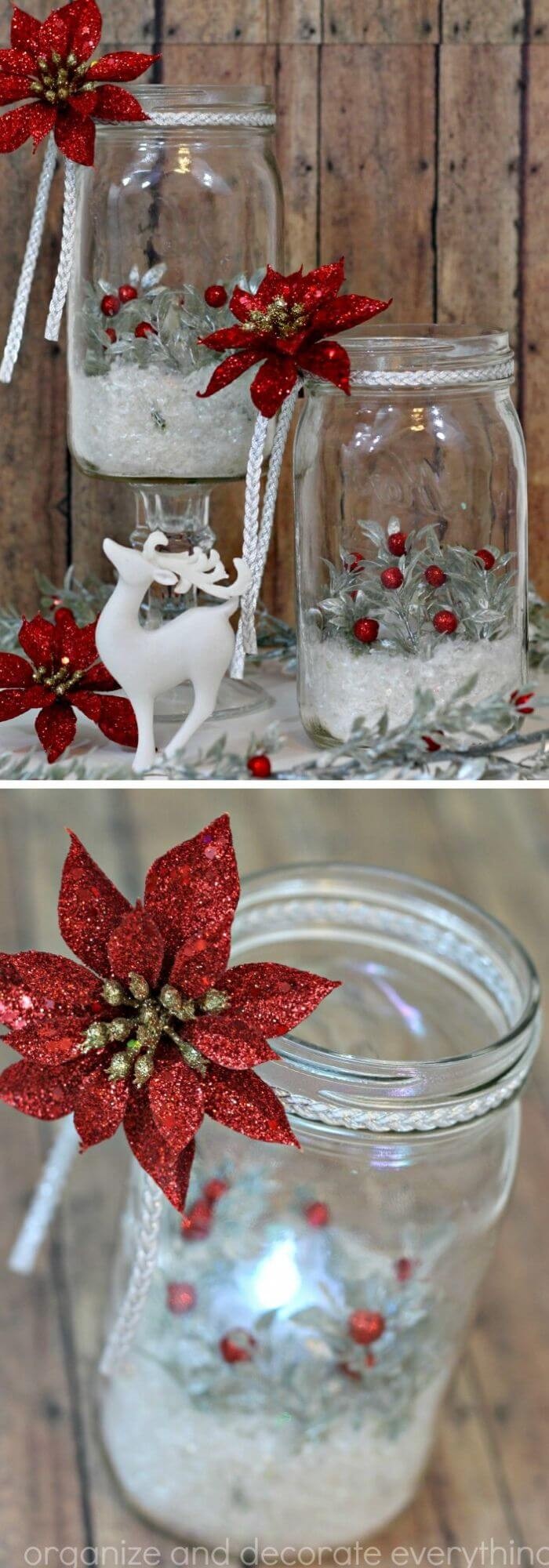 #18. The holiday Mason jar luminary