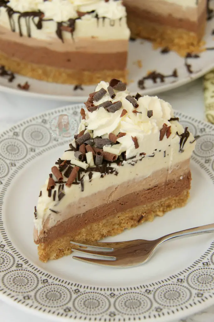 No-Bake Triple Chocolate Cheesecake