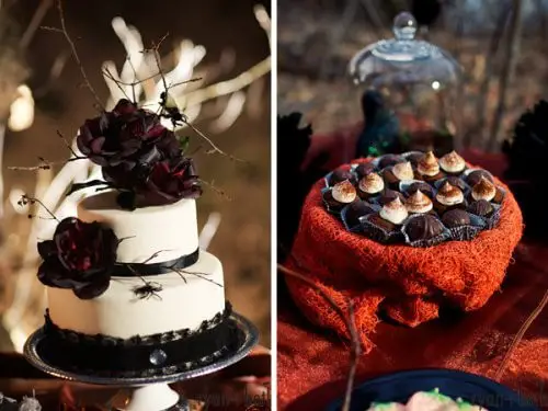 Halloween Wedding Cake