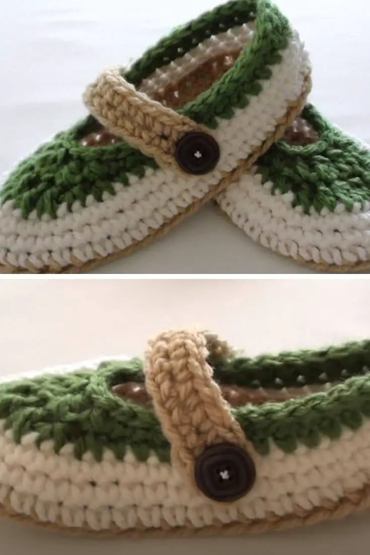 Slapper crochet slippers