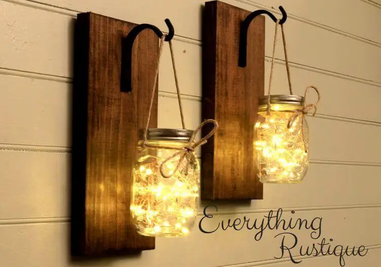 Mason Jar Sconce