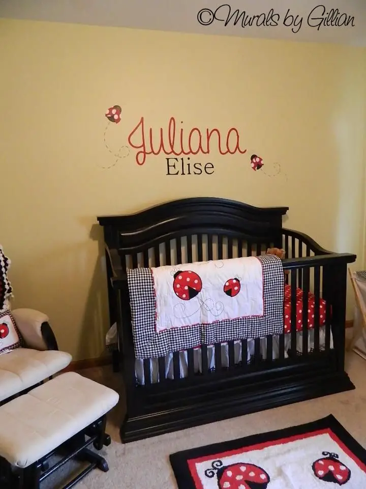 10+ Ladybug nursery theme decor ideas for baby girl’s bedroom