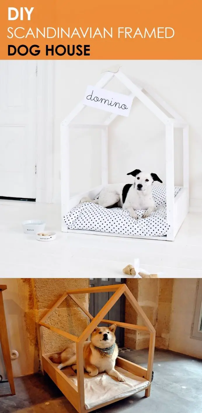 Scandinavian Framed Dog House