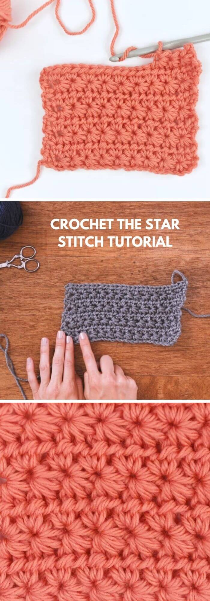 How about the crochet star stitch?