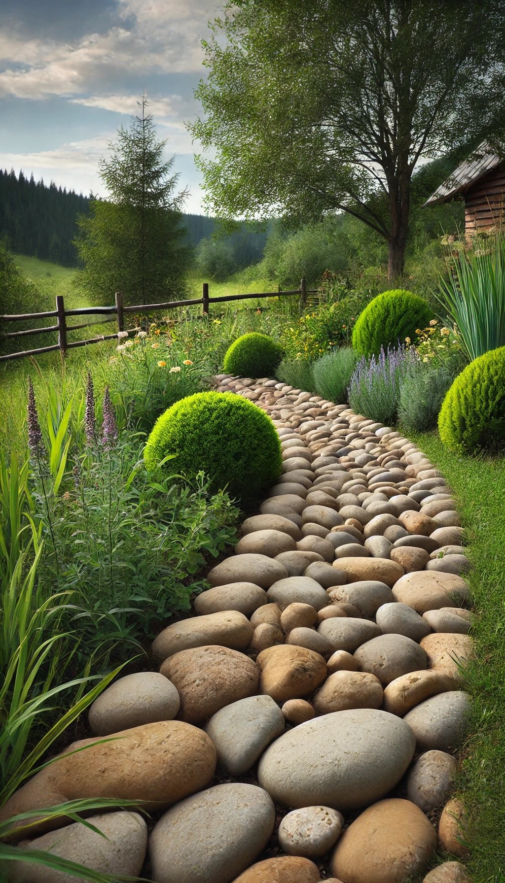 River Rock Edging