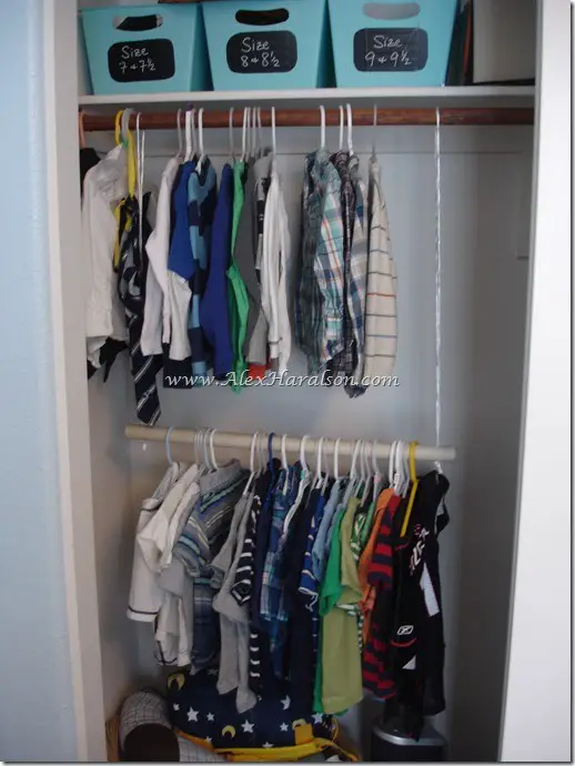 Quick and Easy Hanging Clothes Bar