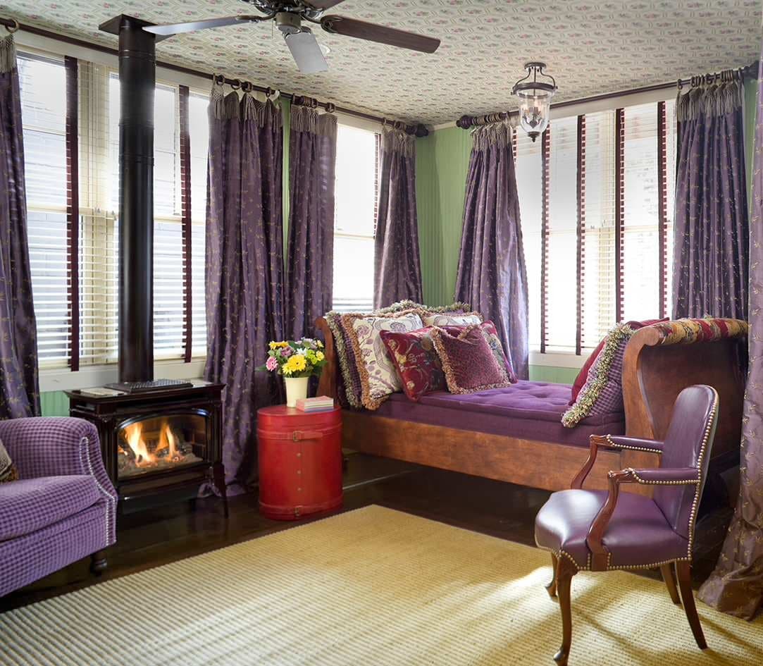 Purple Curtains