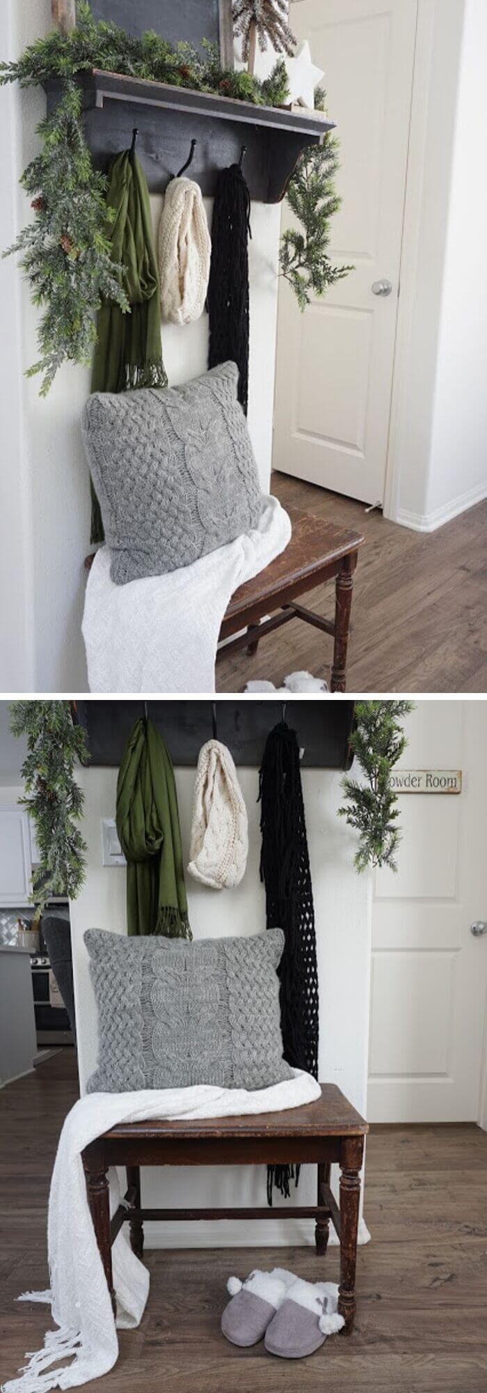 #11. Neutral winter entryway