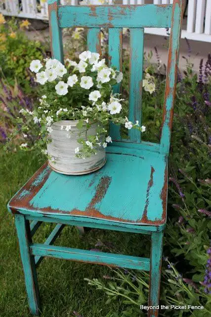 Vintage Chair Planter