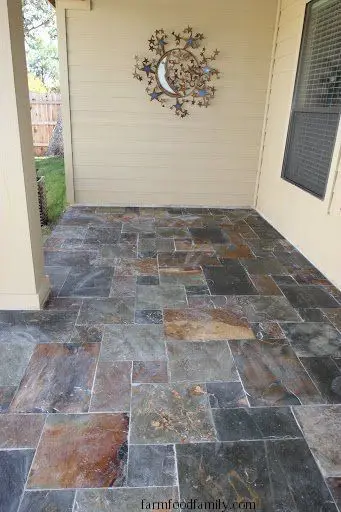 Slate Tiles Patio