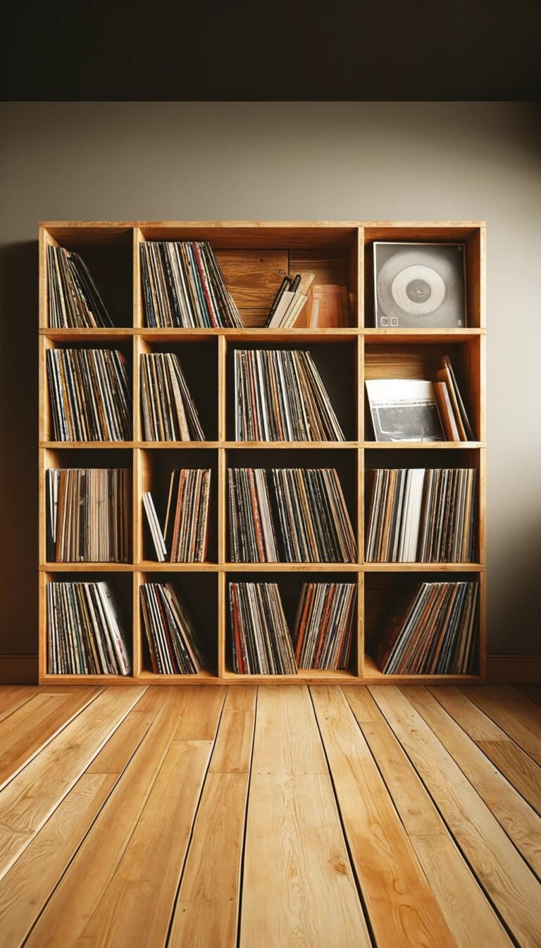 40 Creative Vinyl Record Storage Ideas To Try Today