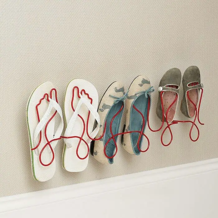 #16. Wire Shoe Rack