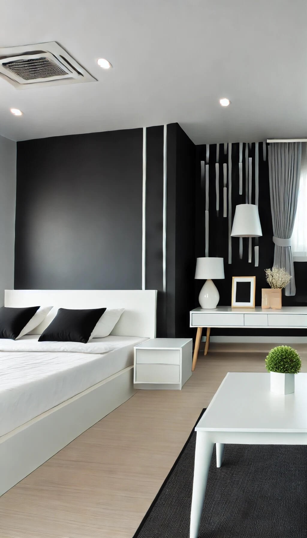 Black Feature Wall