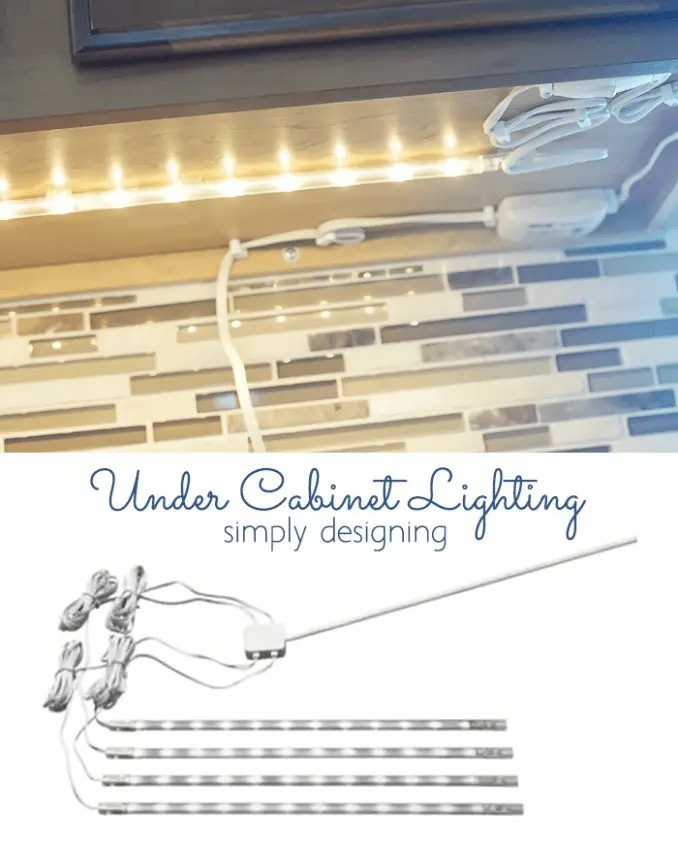 #3. Under Cabinet Lighting – Simply design