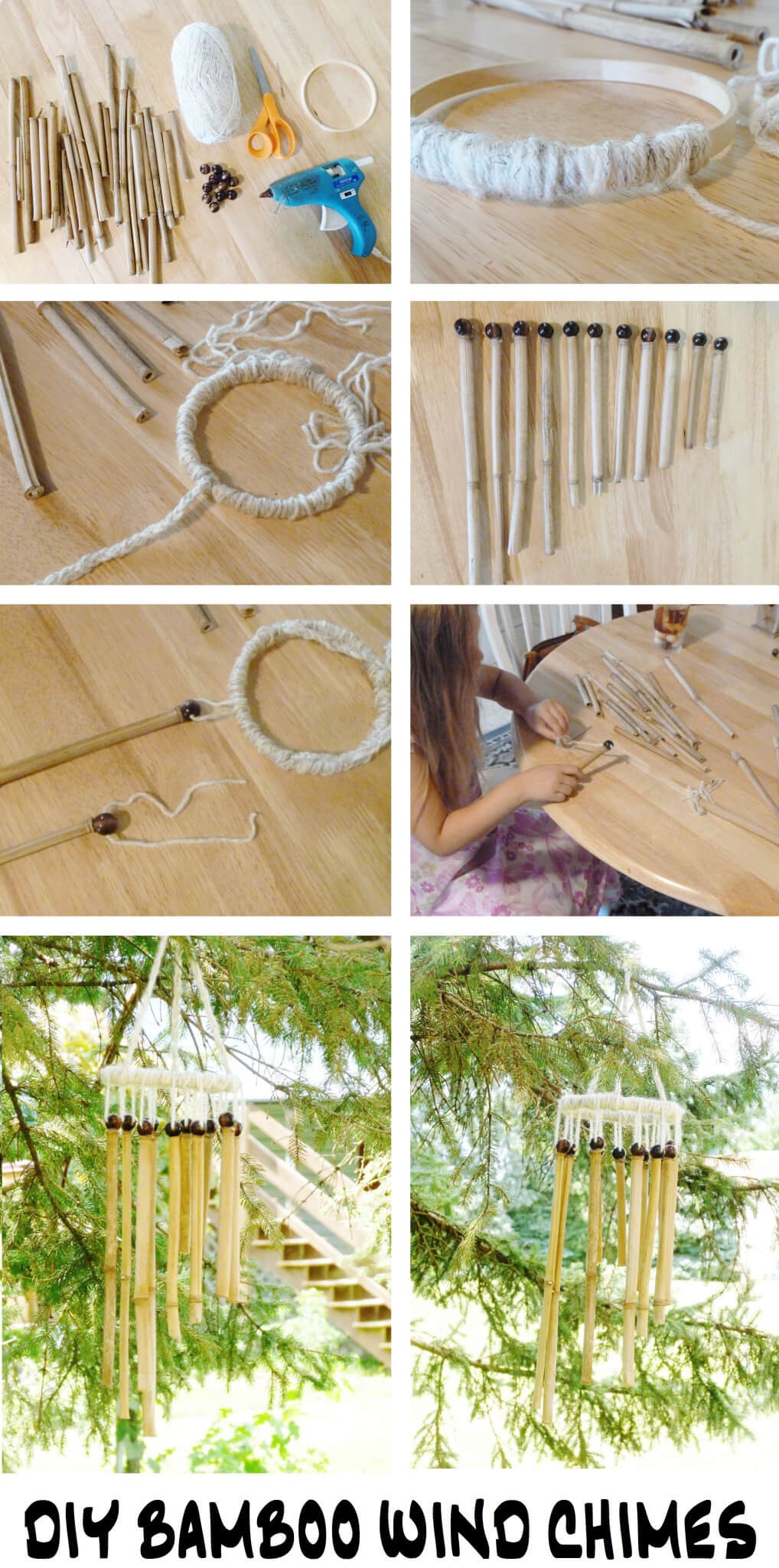 DIY Bamboo Wind Chimes