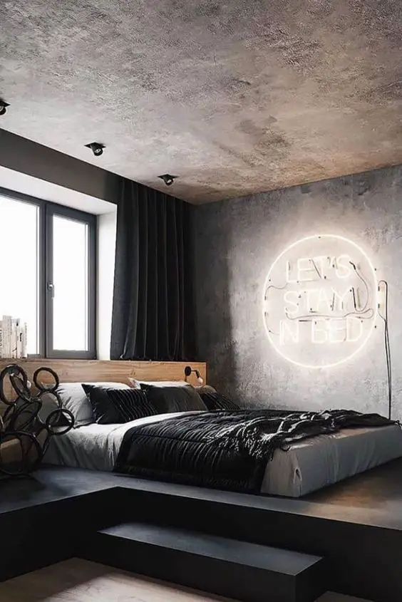 Industrial Bedroom Lighting