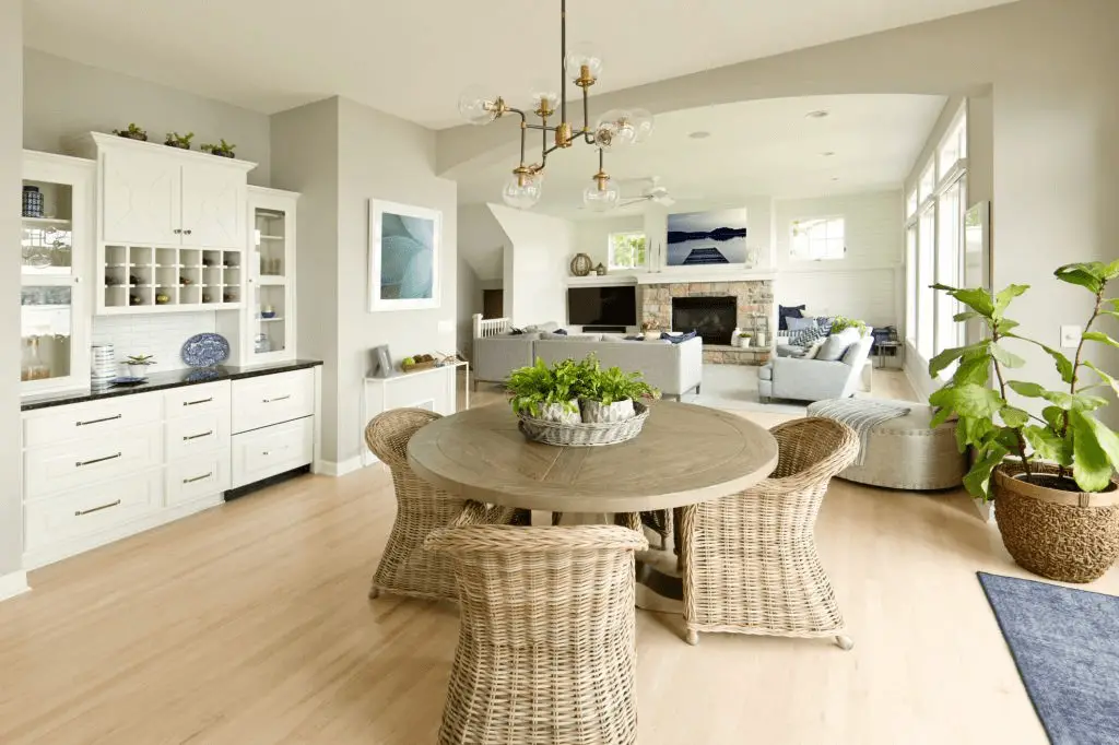 Blend in between your kitchen and living area