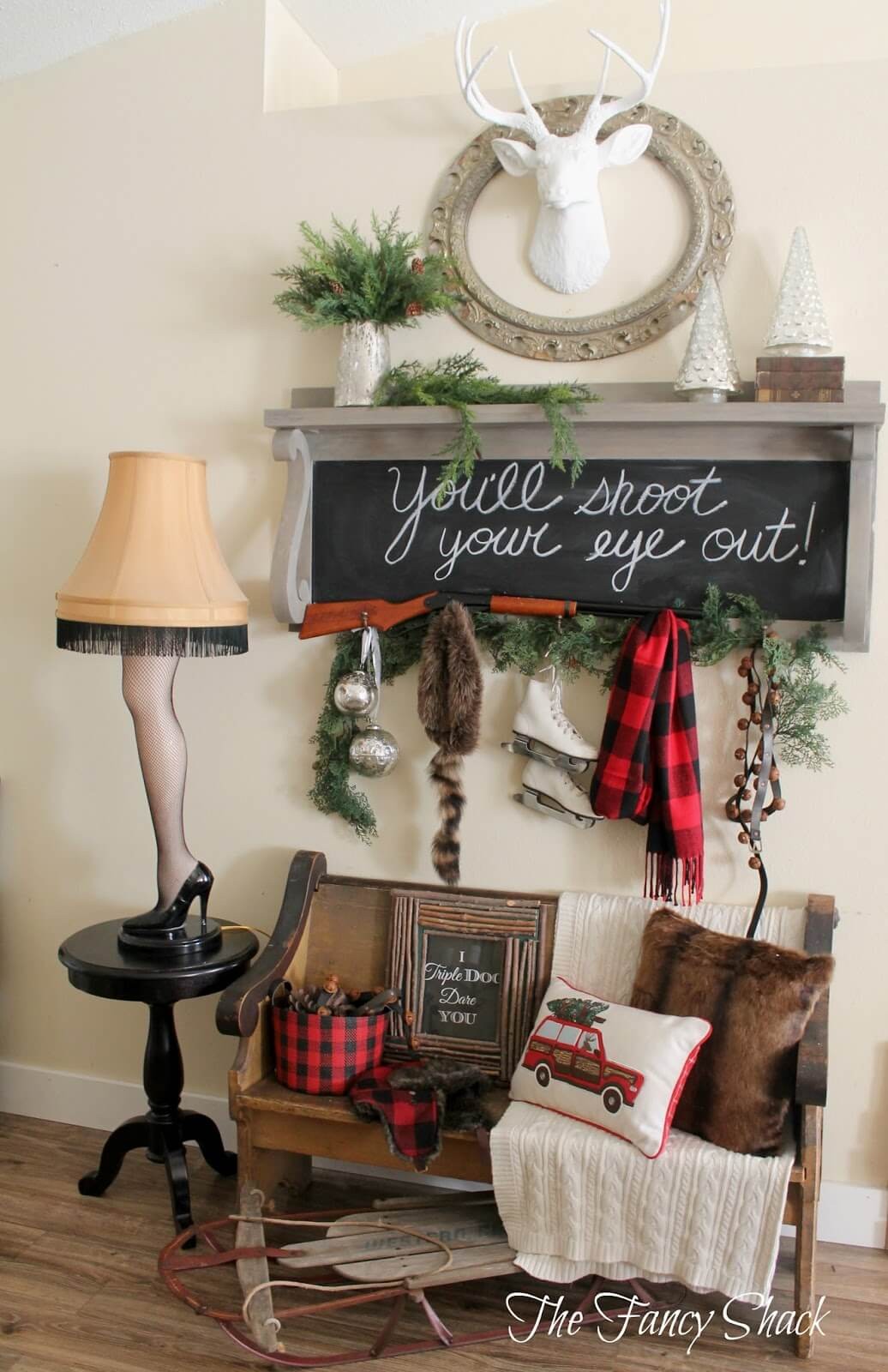 30- ‘You will shoot your eye out’ sign in entryway