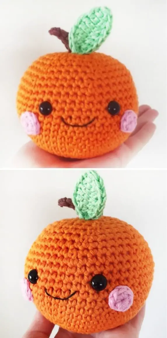 Crocheted Orange pattern