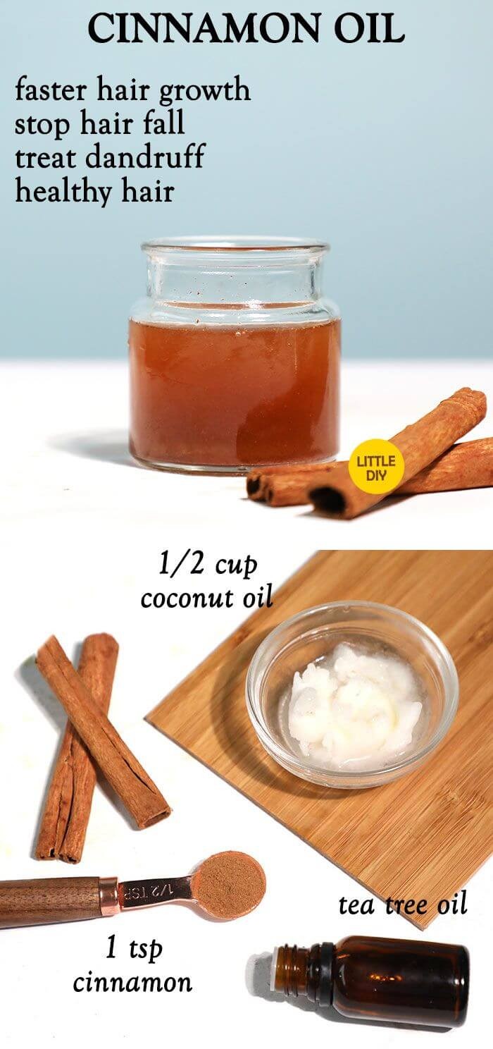 Cinnamon oil for hair growth