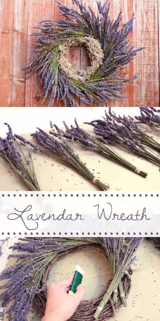 Lavender Wreath