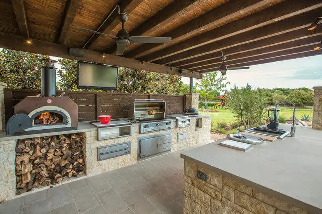 Summer Kitchen Under a shed