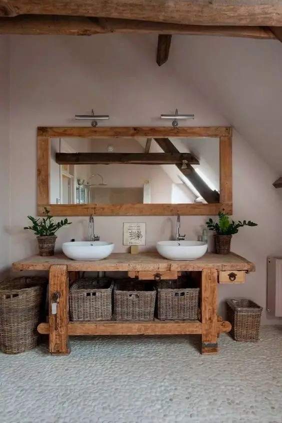 31+ Impressive Diy Rustic Bathroom Vanity Ideas