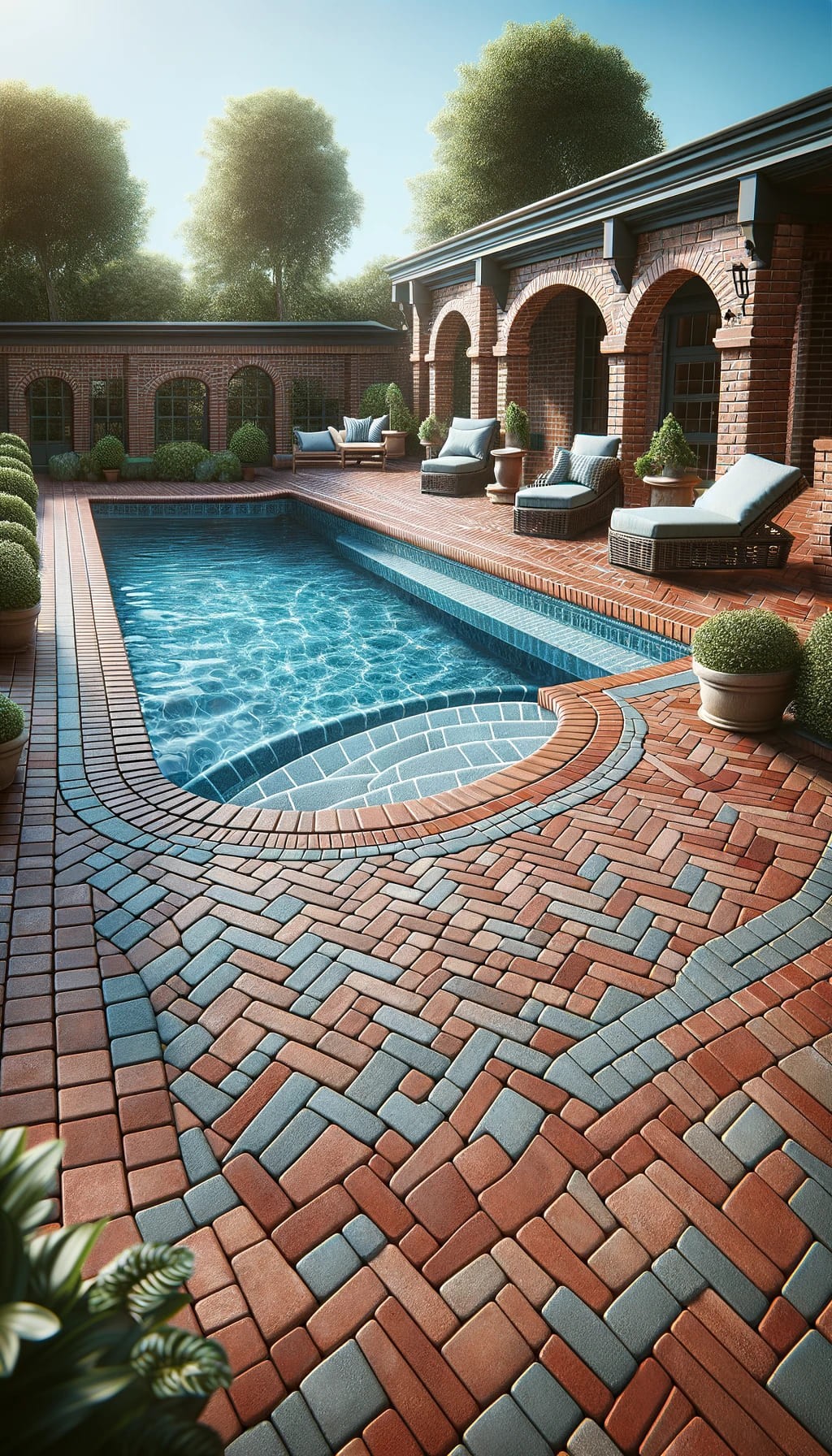 Paver Pool Deck