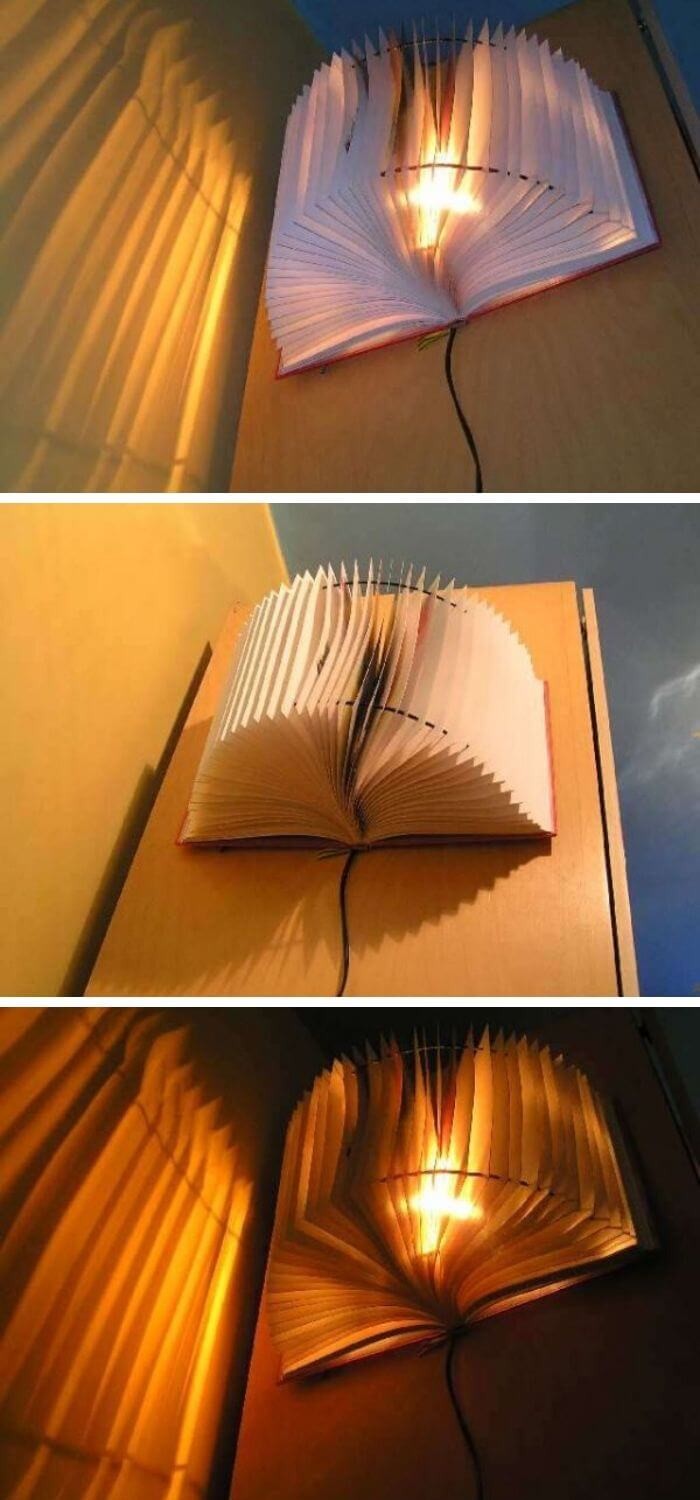 Book lampshade