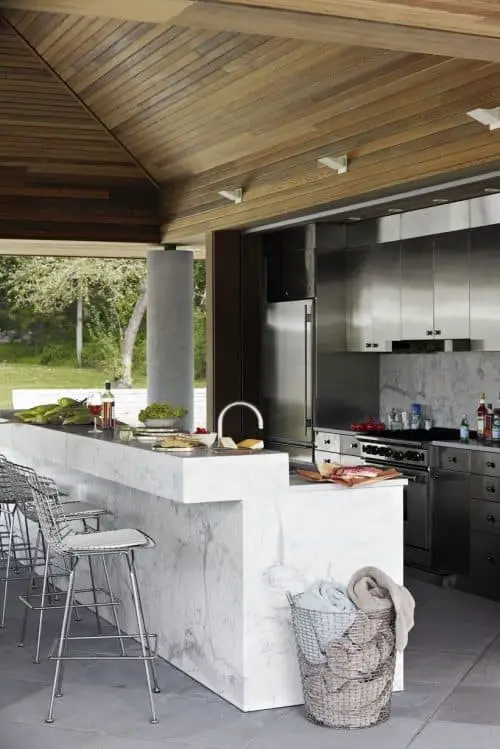 Industrial outdoor kitchen ideas