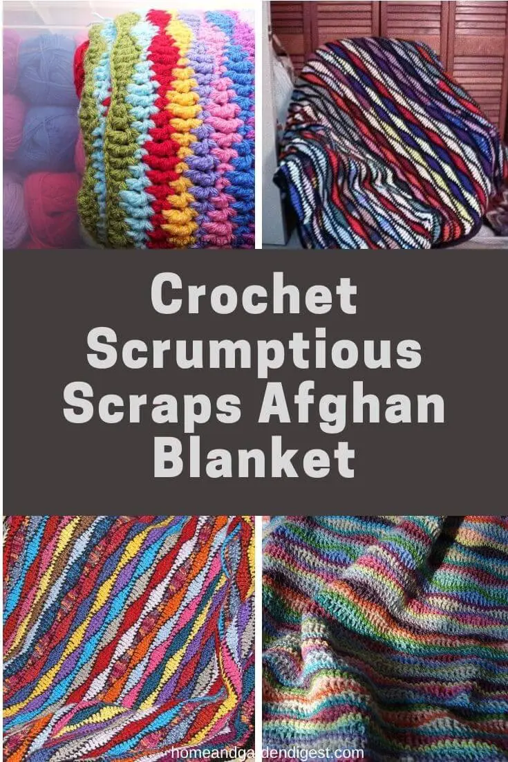 Crochet Scrumptious Scraps Afghan Blanket