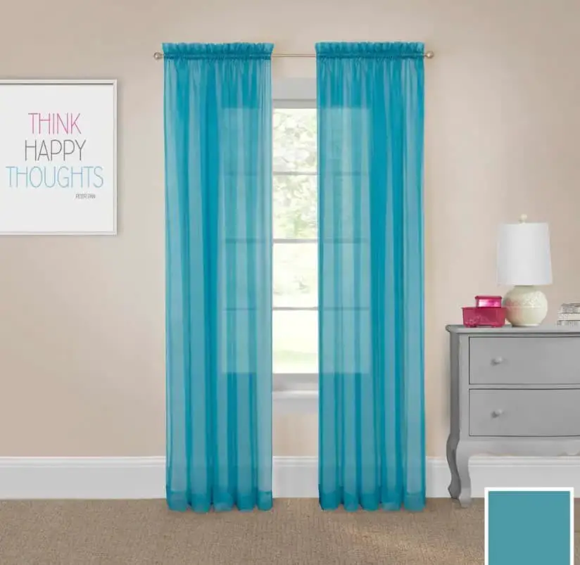 Turquoise Curtains