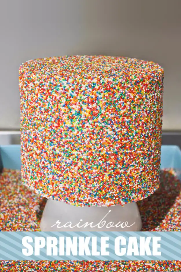 Rainbow Sprinkle Cake