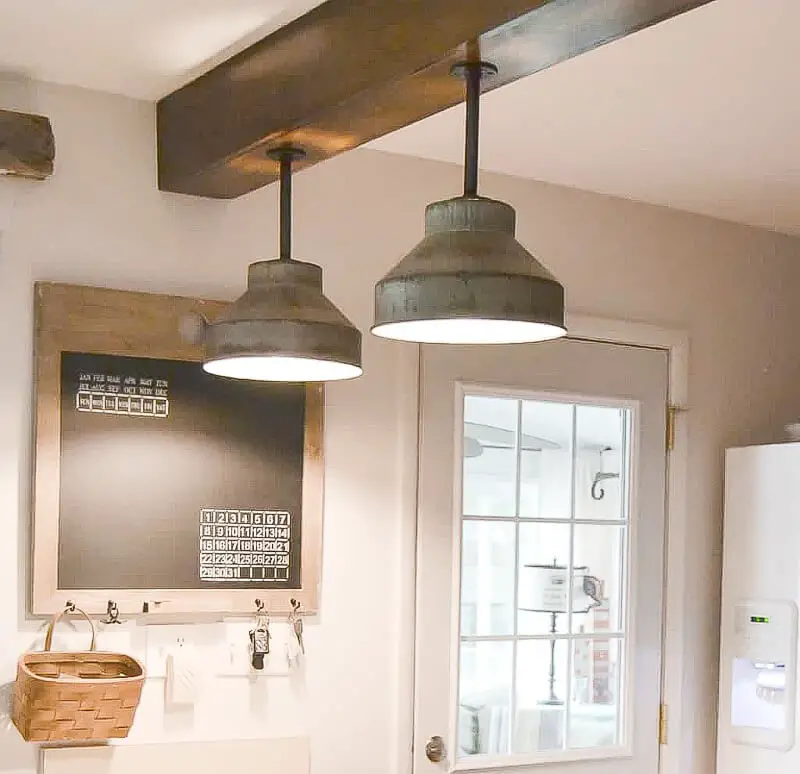 #15. DIY Light Fixtures For The Kitchen