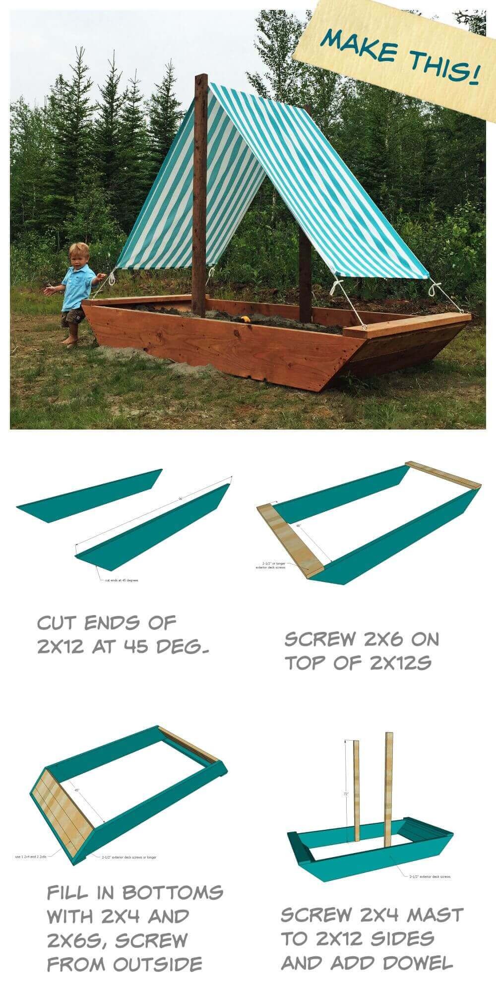 Boat Sandpit