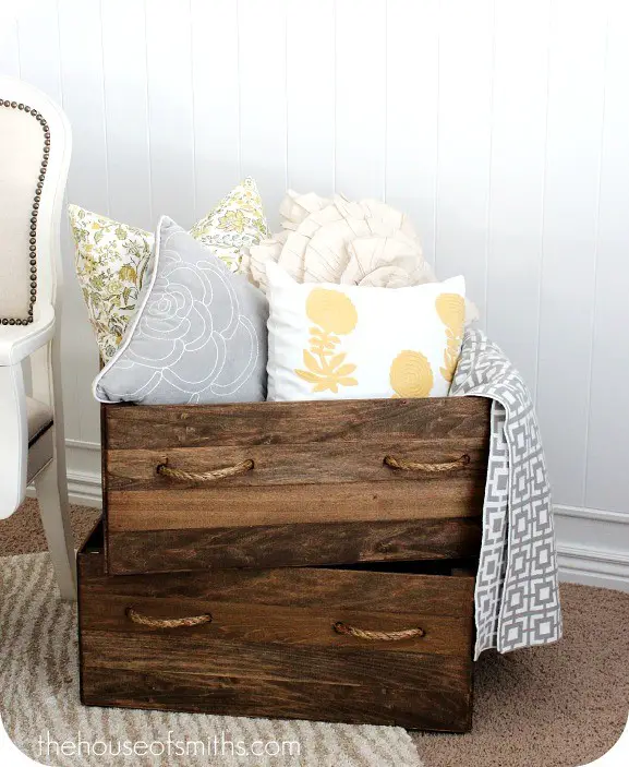 Wood Crate Storage