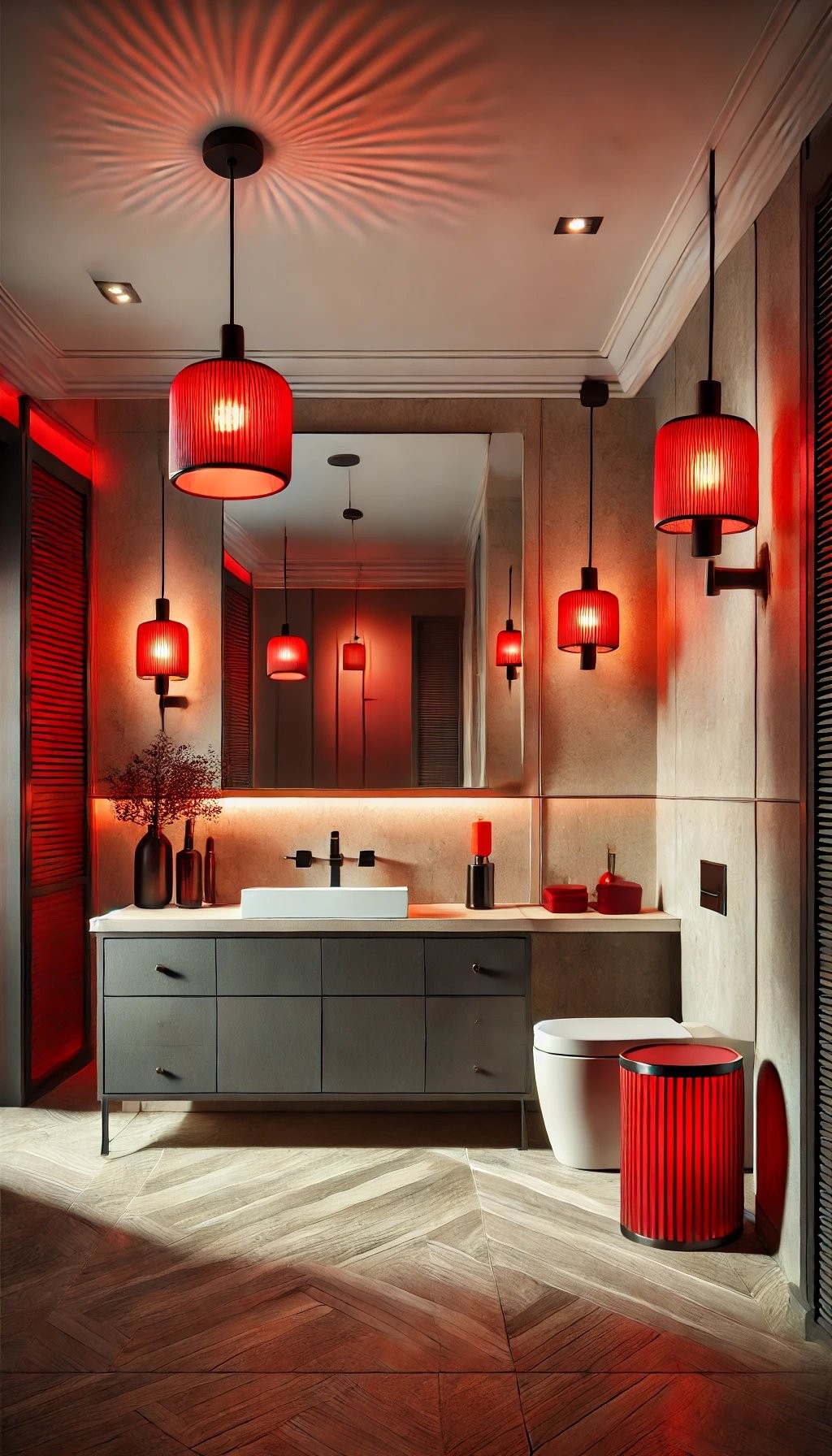 Red Lighting Fixtures