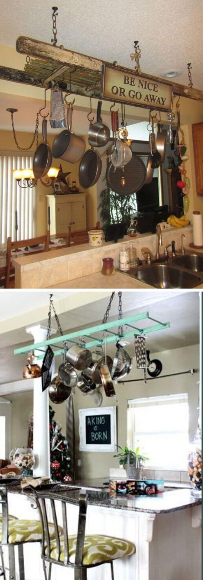 DIY Pot Rack