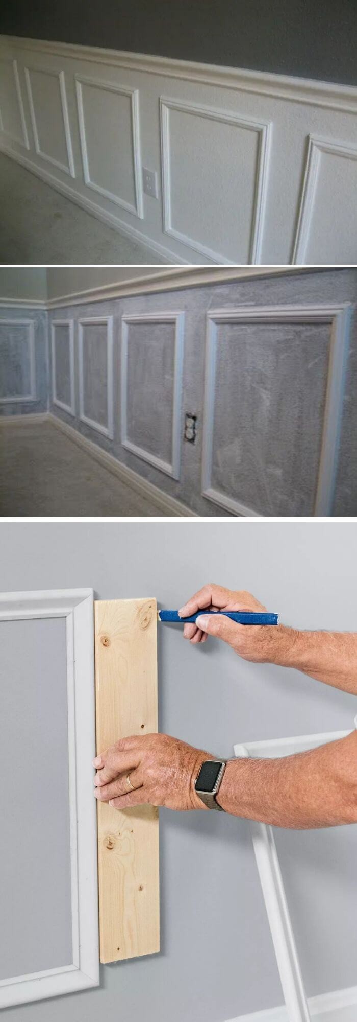 Build a wainscoting